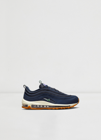 Air max 97 navy blue best sale and white