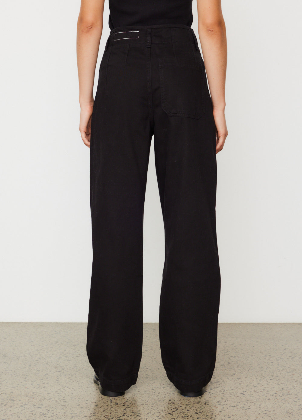 High-Rise Pleated Trousers