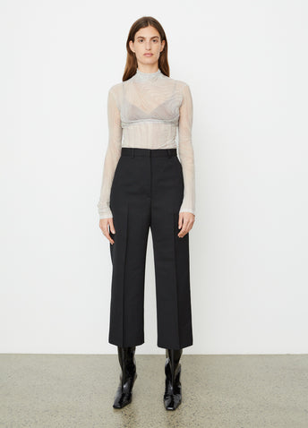 Acne cropped hot sale trousers