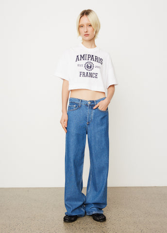 AMI Paris Cropped T-Shirt