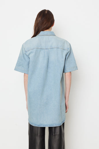 Denim Short Sleeve Shirt