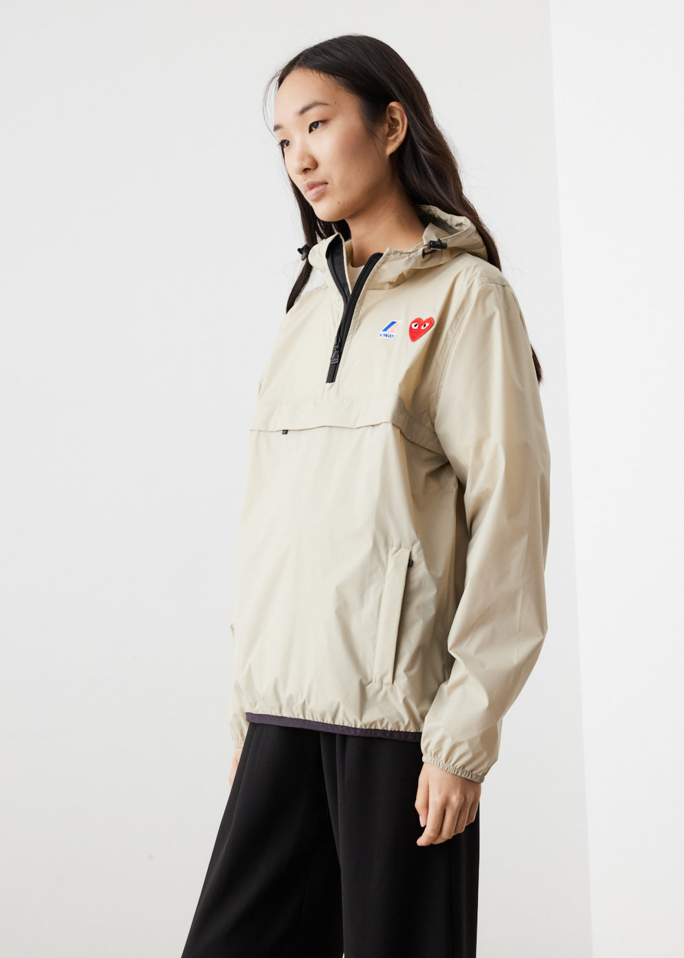 K-WAY HOODIE HALF ZIP – PACKER SHOES