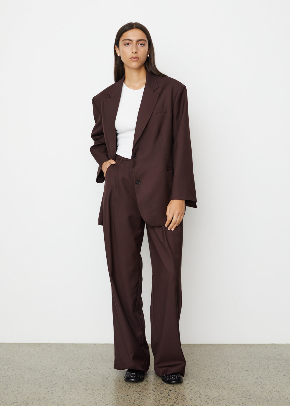 Linen Suiting Trousers - Chocolate – BODE