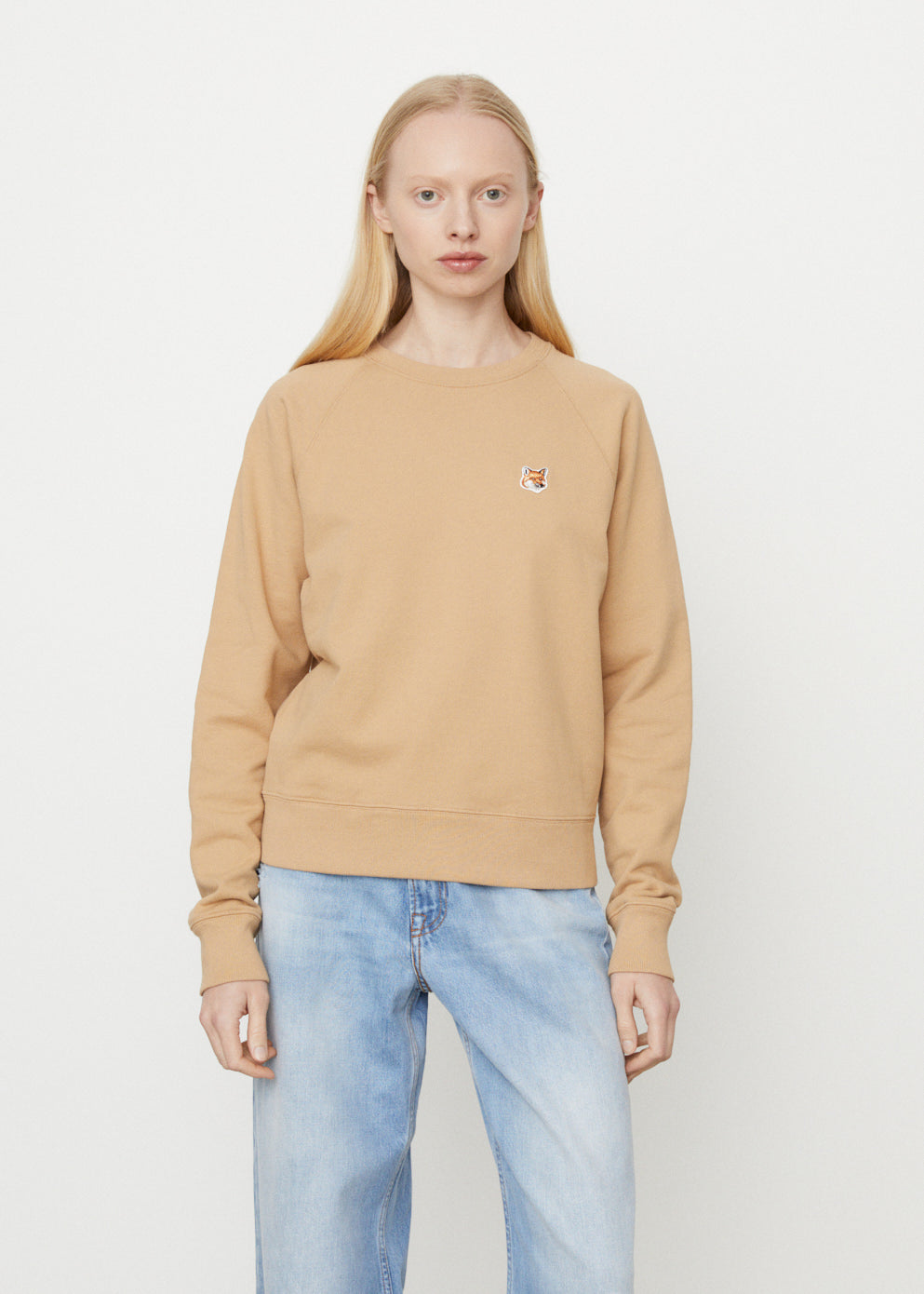 Fox Head Patch Adjusted Sweatshirt