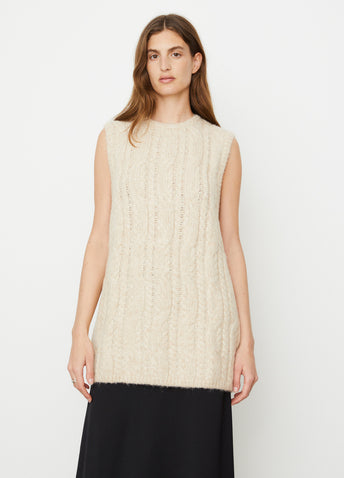 Cable Knit Vest