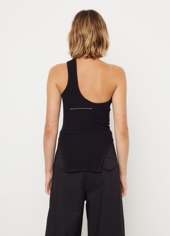 Open Back One Shoulder Tank