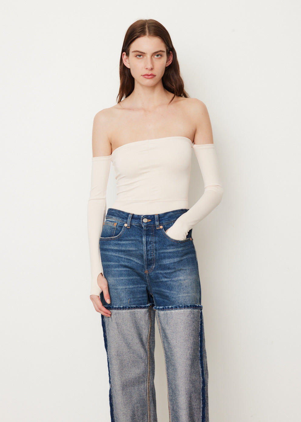 Off Shoulder Jersey Top