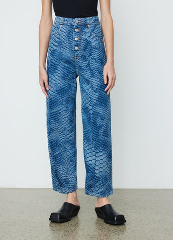 Snake Print Pants