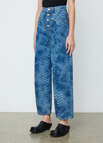 Snake Print Pants