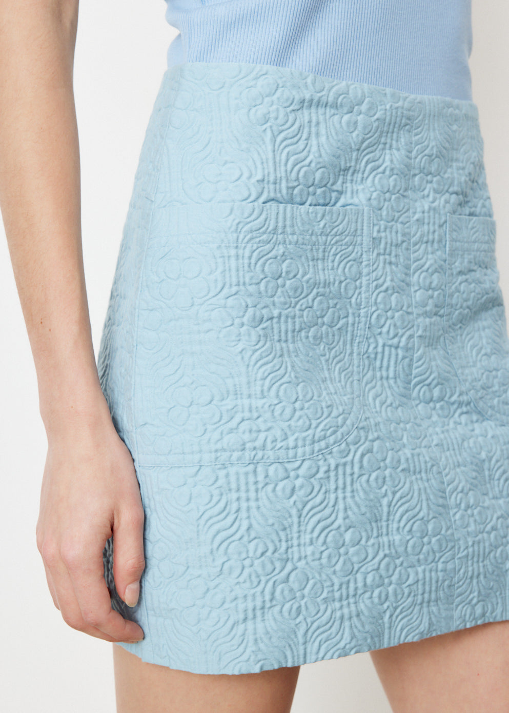 Jacquard Mini Skirt