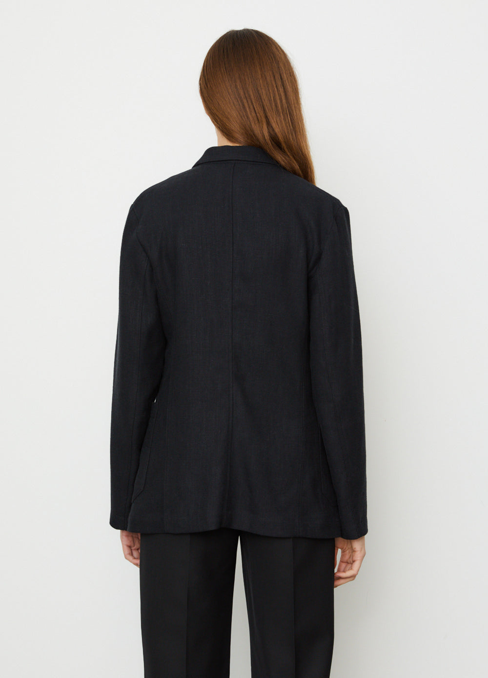 Slim Viscose Linen Blazer