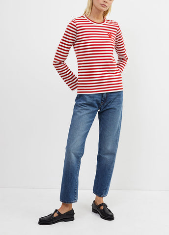 T163 Stripe Long-sleeve T-shirt