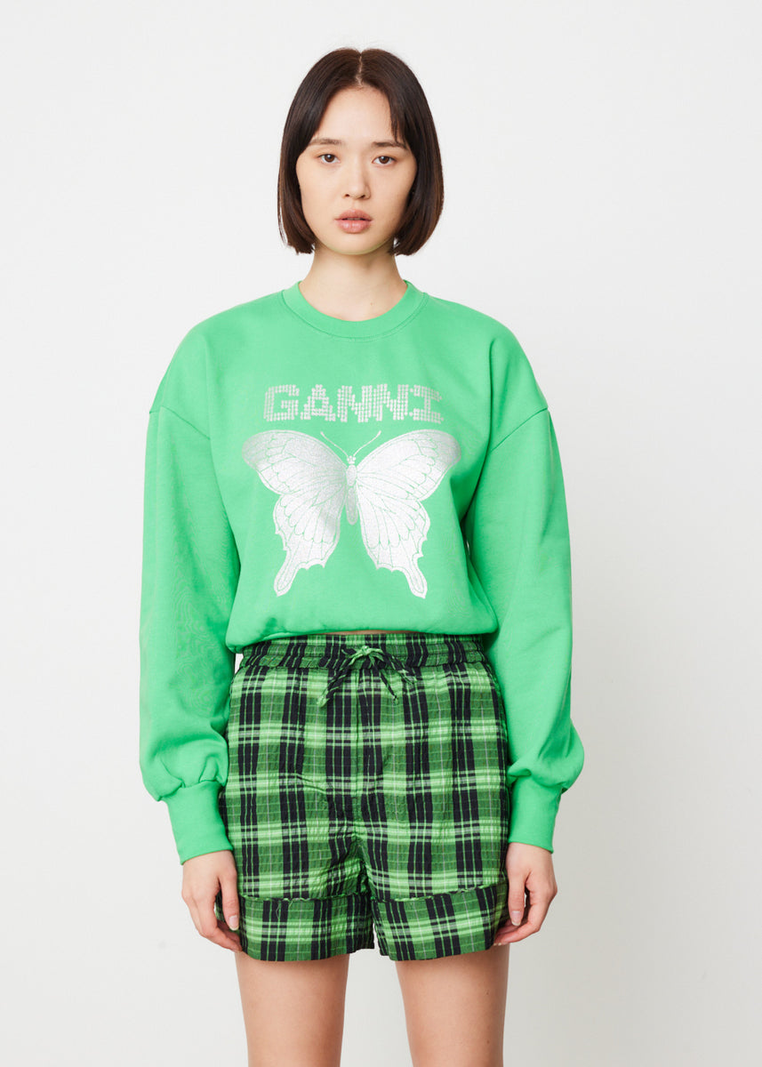 Green butterfly clearance hoodie