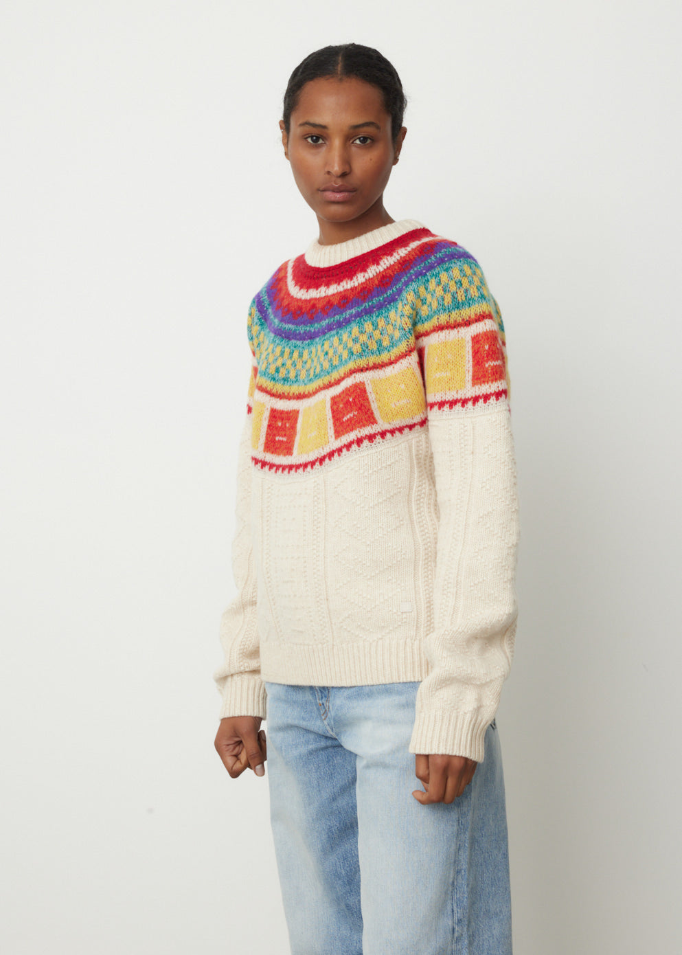 Acne shop multicolor sweater