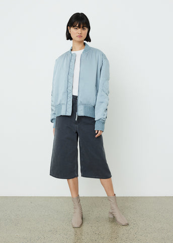 Olanik Light Wash Bomber Jacket