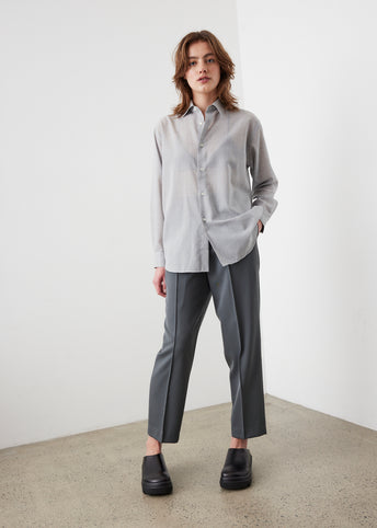 Sheer Wool Silk Shirt