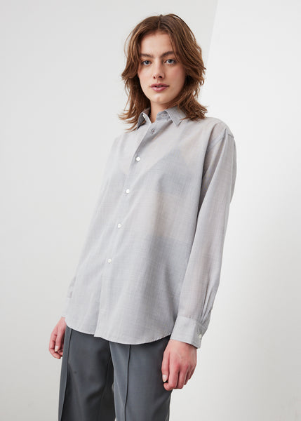 Sheer Wool Silk Shirt