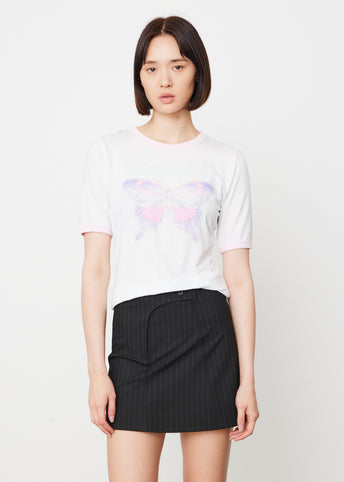 Butterfly Fitted T-Shirt