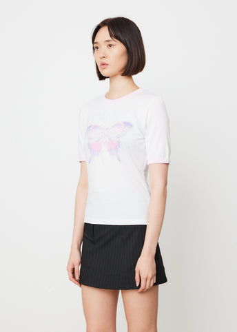 Butterfly Fitted T-Shirt