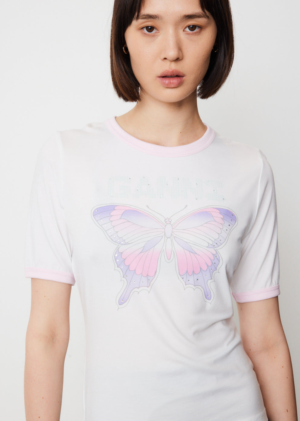 Butterfly Fitted T-Shirt