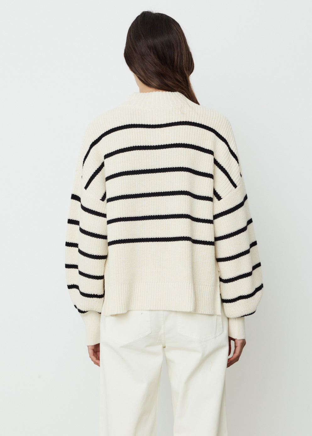 Caro Cropped Mock Sweater