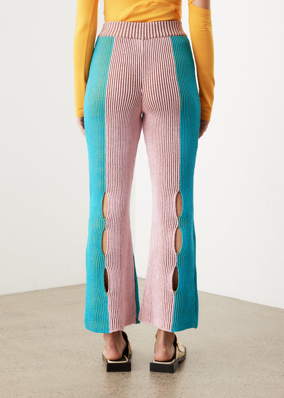 Kaia Colour Block Knitted Pants