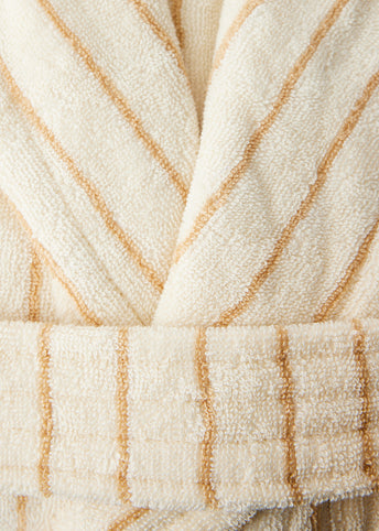 Classic Striped Bathrobe