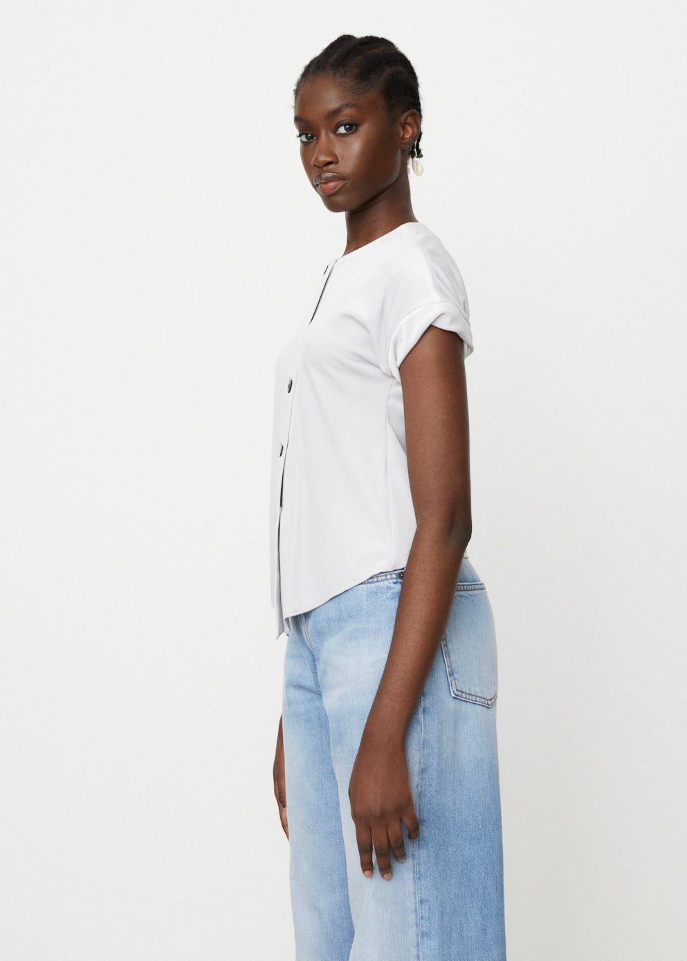 Velvet Short Sleeve Top