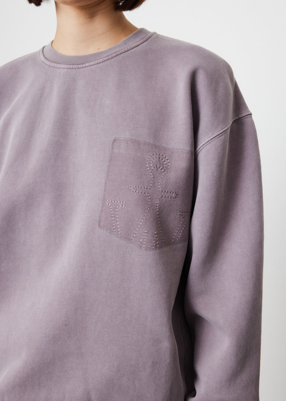 Faded Logo Pocket Sweatshirt