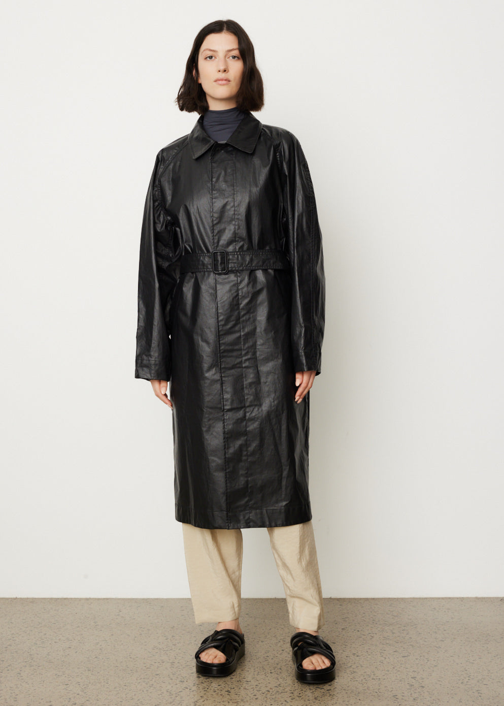 Belted Raincoat