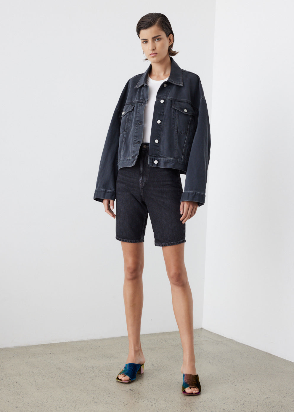 Acne studios 2025 denim shorts