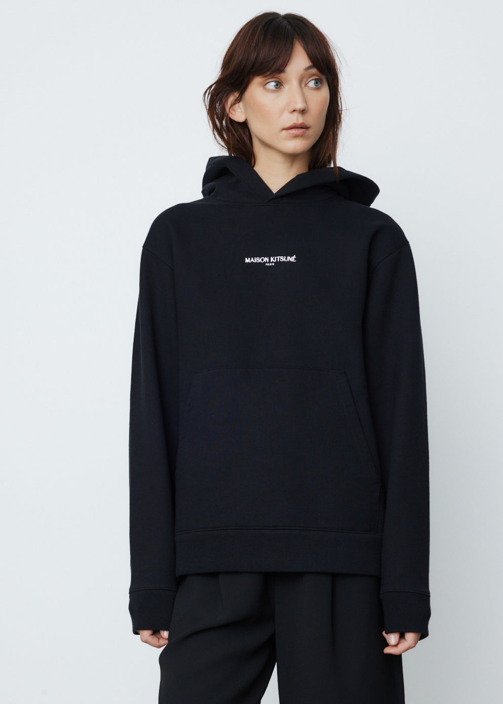 Embroidery Cordless Hoodie