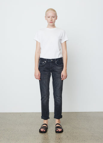 Dre Low-Rise Slim Boyfriend Jeans