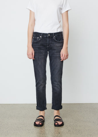 Dre Low-Rise Slim Boyfriend Jeans