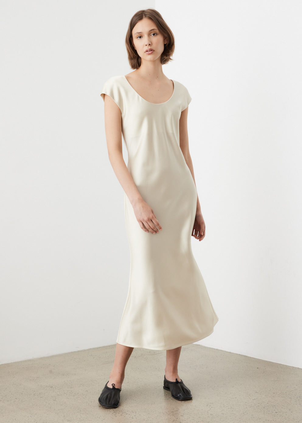 Bias cut satin dress hotsell